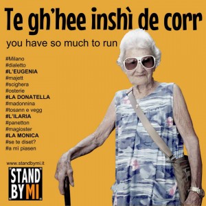 Le frasi milanesi sulle maglie di StandbyMi