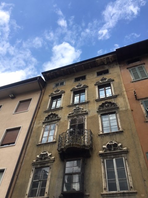 Alcuni palazzi del centro storico di Trento